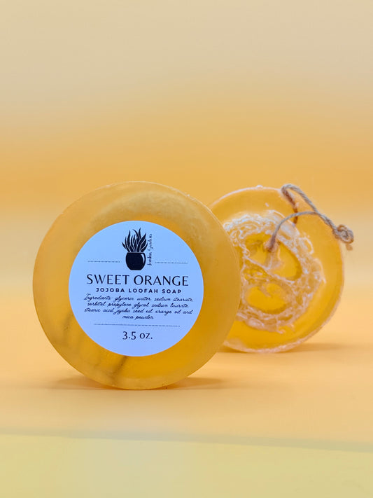 Jojoba Loofah Soap: Sweet Orange