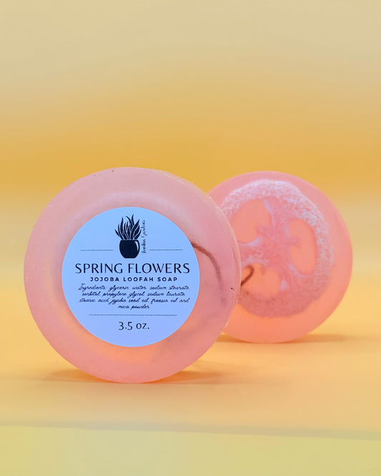 Jojoba Loofah Soap: Spring Flowers