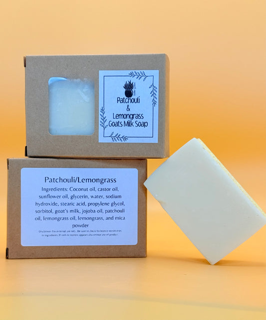 Goats Milk Soap: Patchouli & Lemongrass