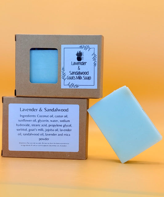 Goats Milk Soap: Lavender & Sandalwood