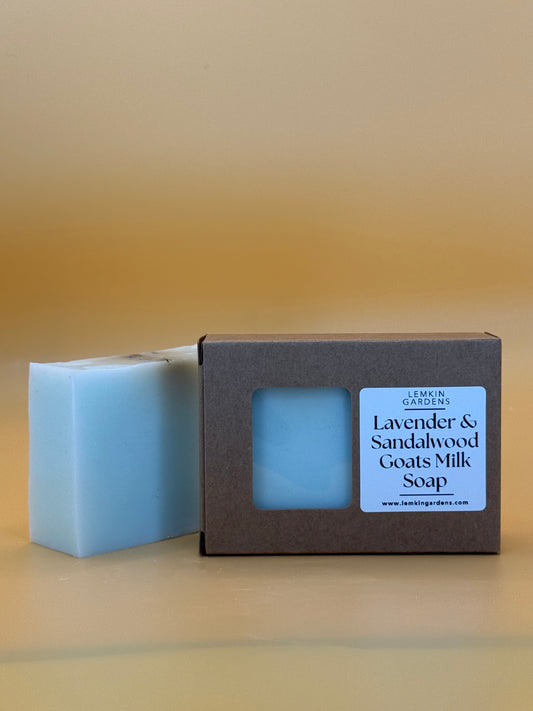 Goats Milk Soap: Lavender & Sandalwood
