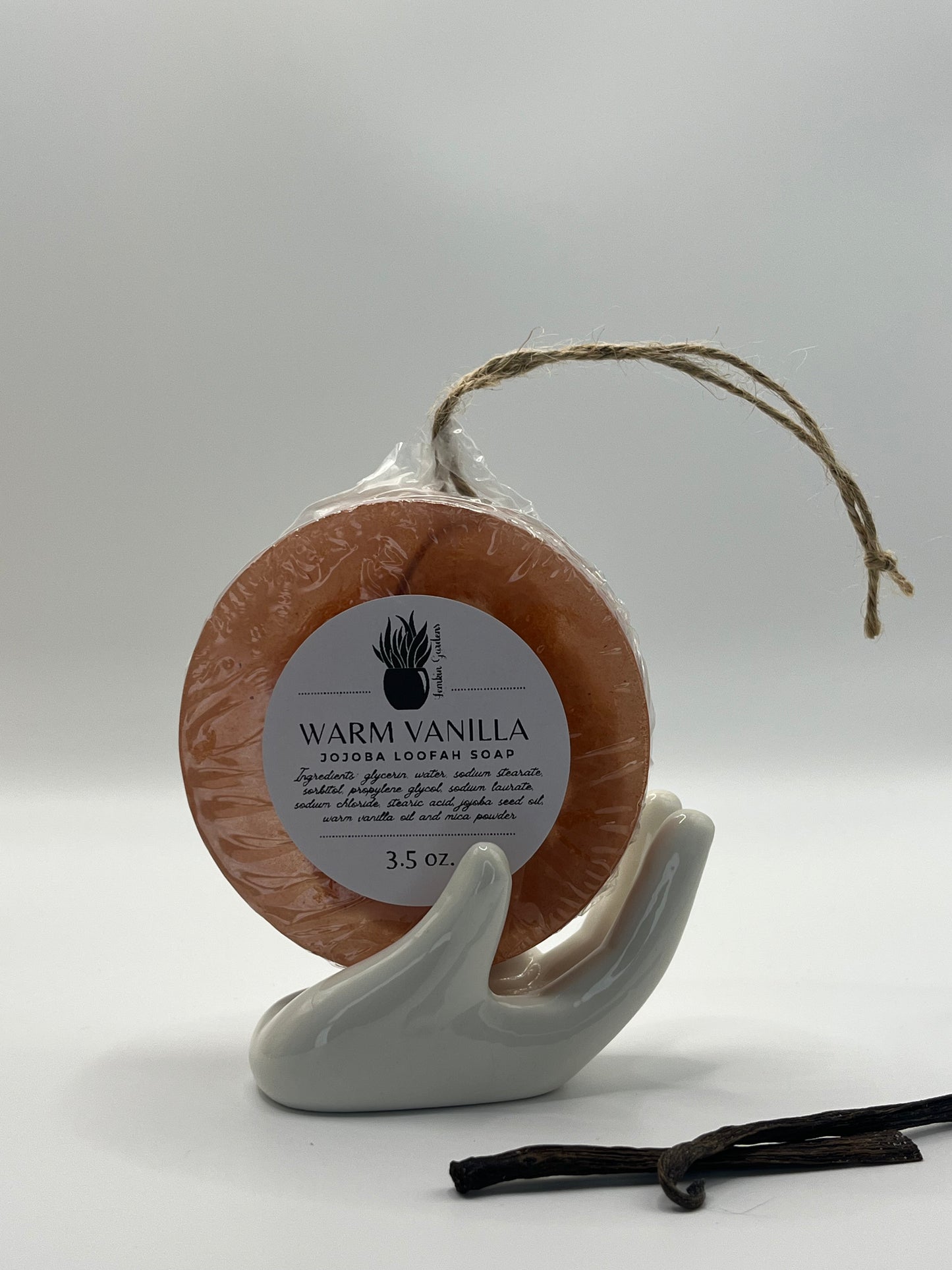 Jojoba Loofah Soap: Warm Vanilla