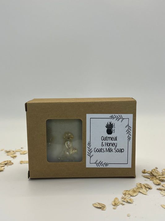 Goats Milk Soap: Oatmeal and Honey