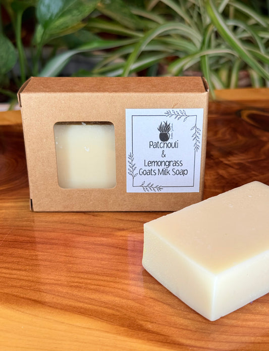 Goats Milk Soap: Patchouli & Lemongrass