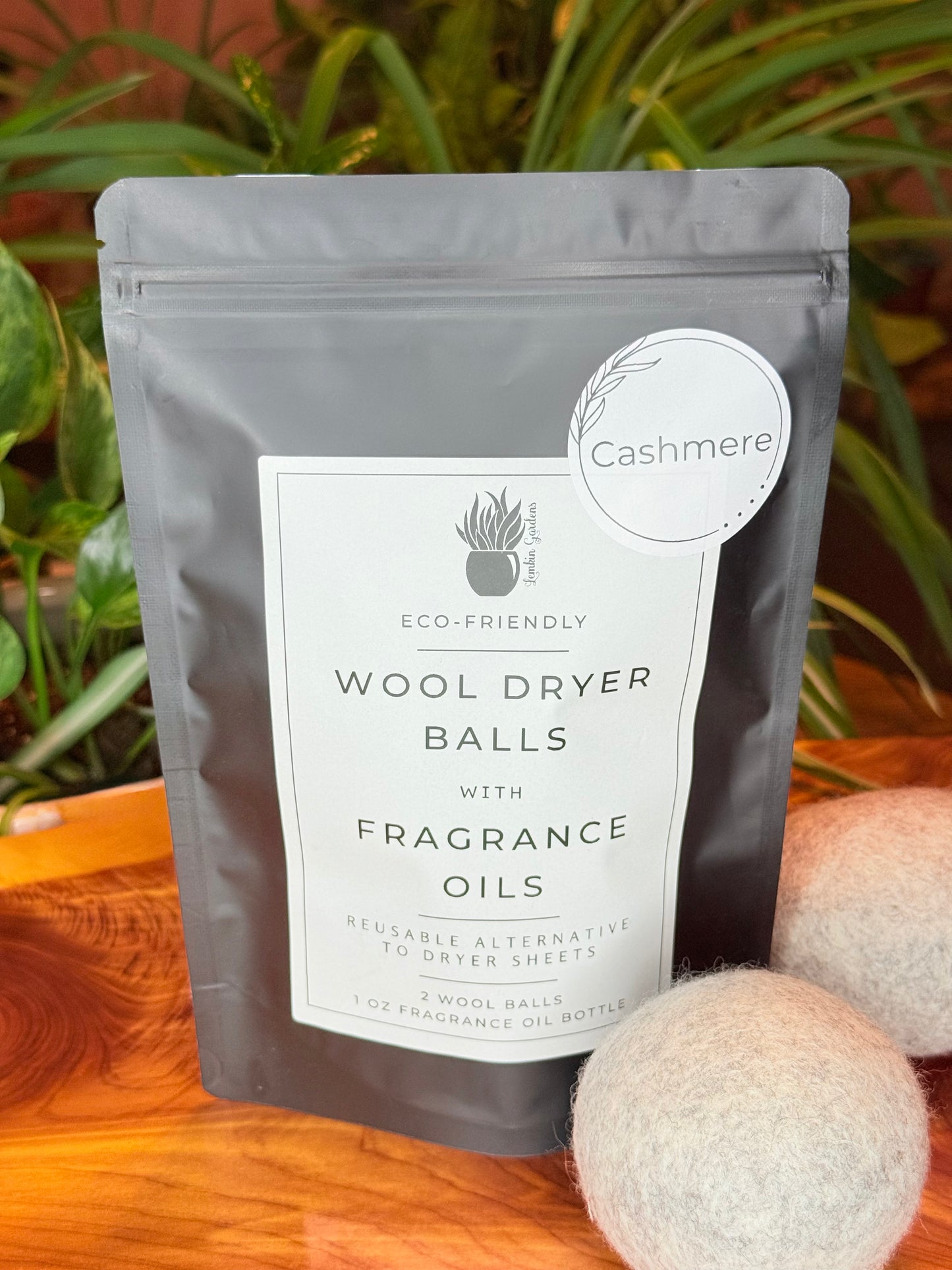 Wool Dryer Balls with Fragrance Oil: Cashmere