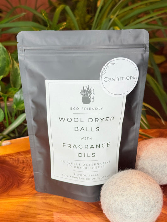 Wool Dryer Balls with Fragrance Oil: Cashmere