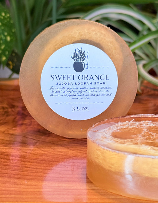 Jojoba Loofah Soap: Sweet Orange
