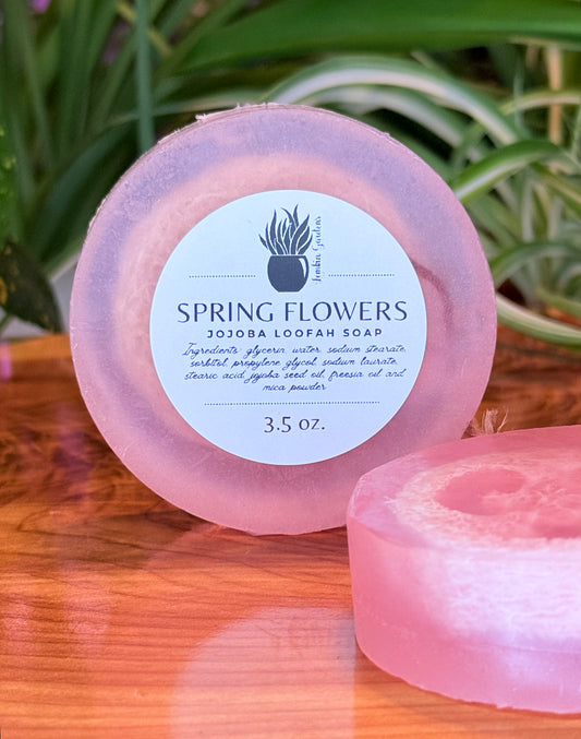 Jojoba Loofah Soap: Spring Flowers