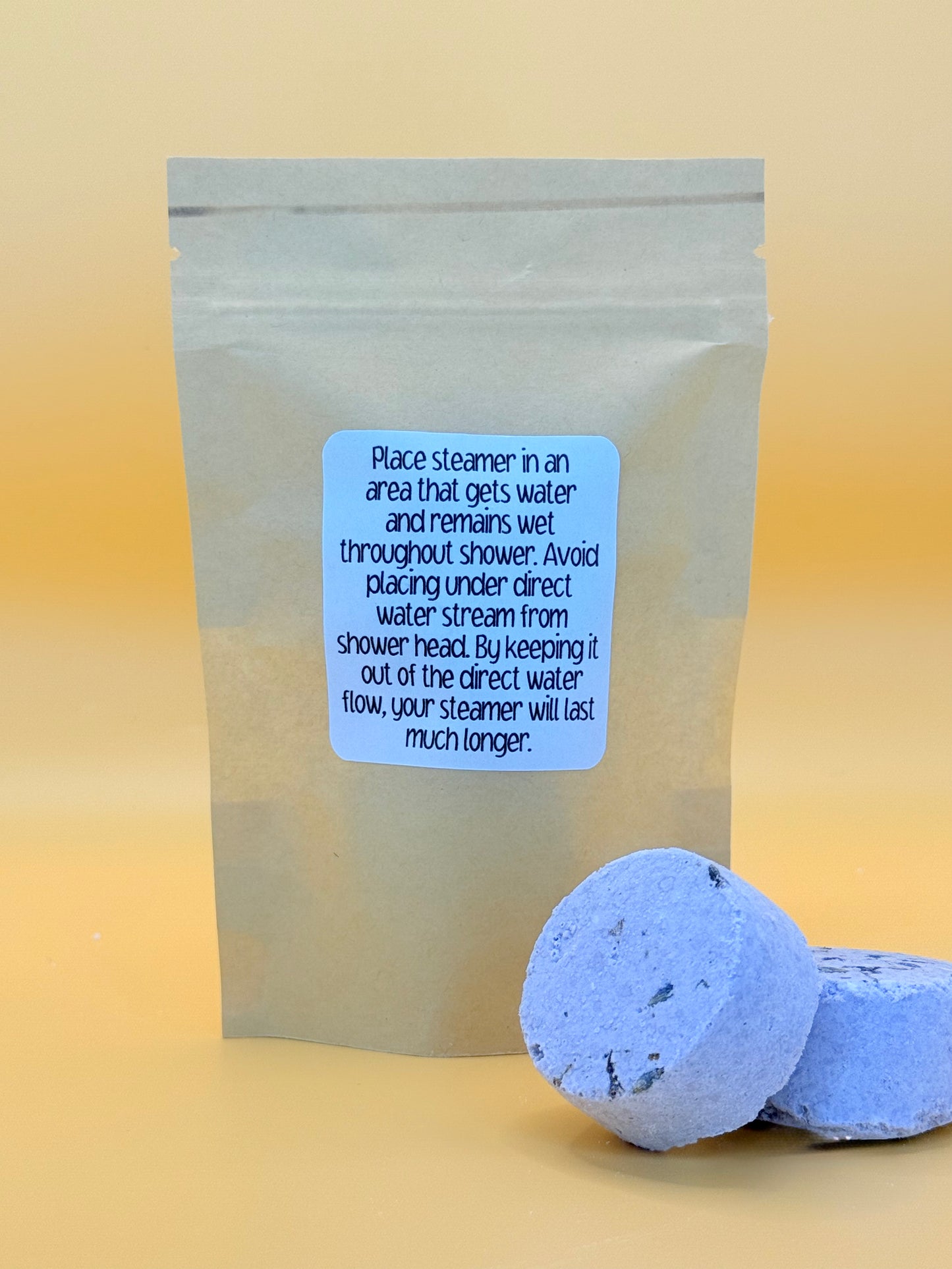 Aromatherapy Shower Steamer:  Lavender