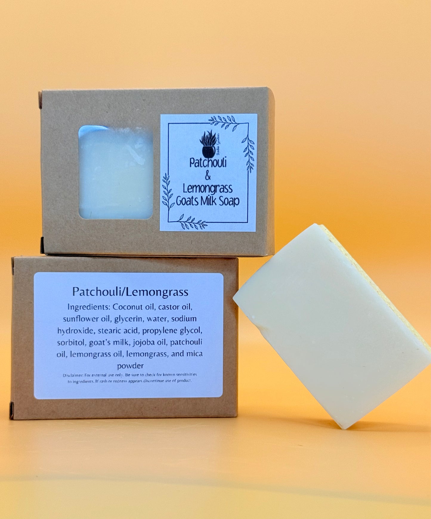 Goats Milk Soap: Patchouli & Lemongrass