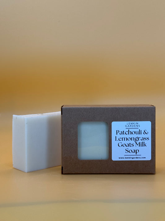 Goats Milk Soap: Patchouli & Lemongrass