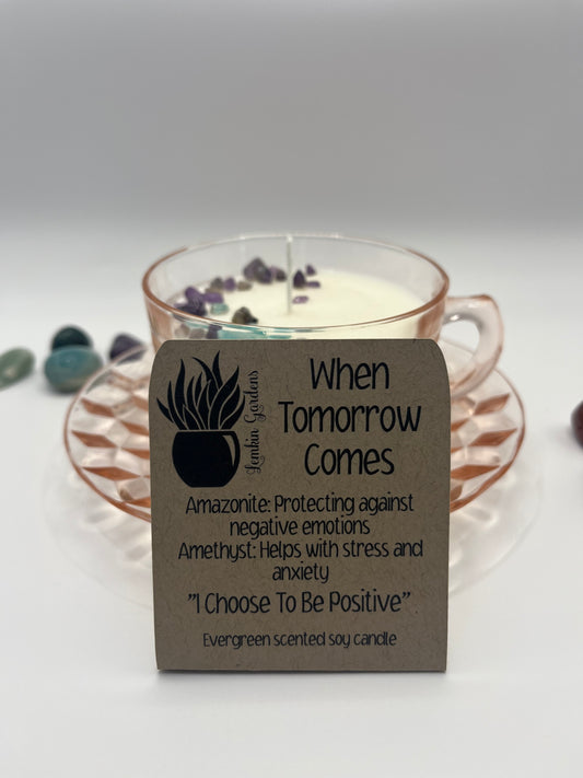 Soy Candle: When Tomorrow Comes (Evergreen)