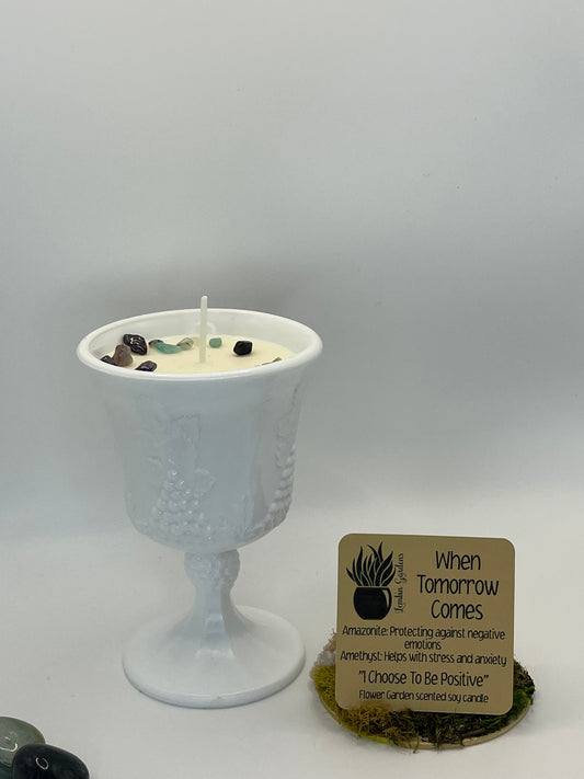 Soy Candle: When Tomorrow Comes (Flower Garden Scent)