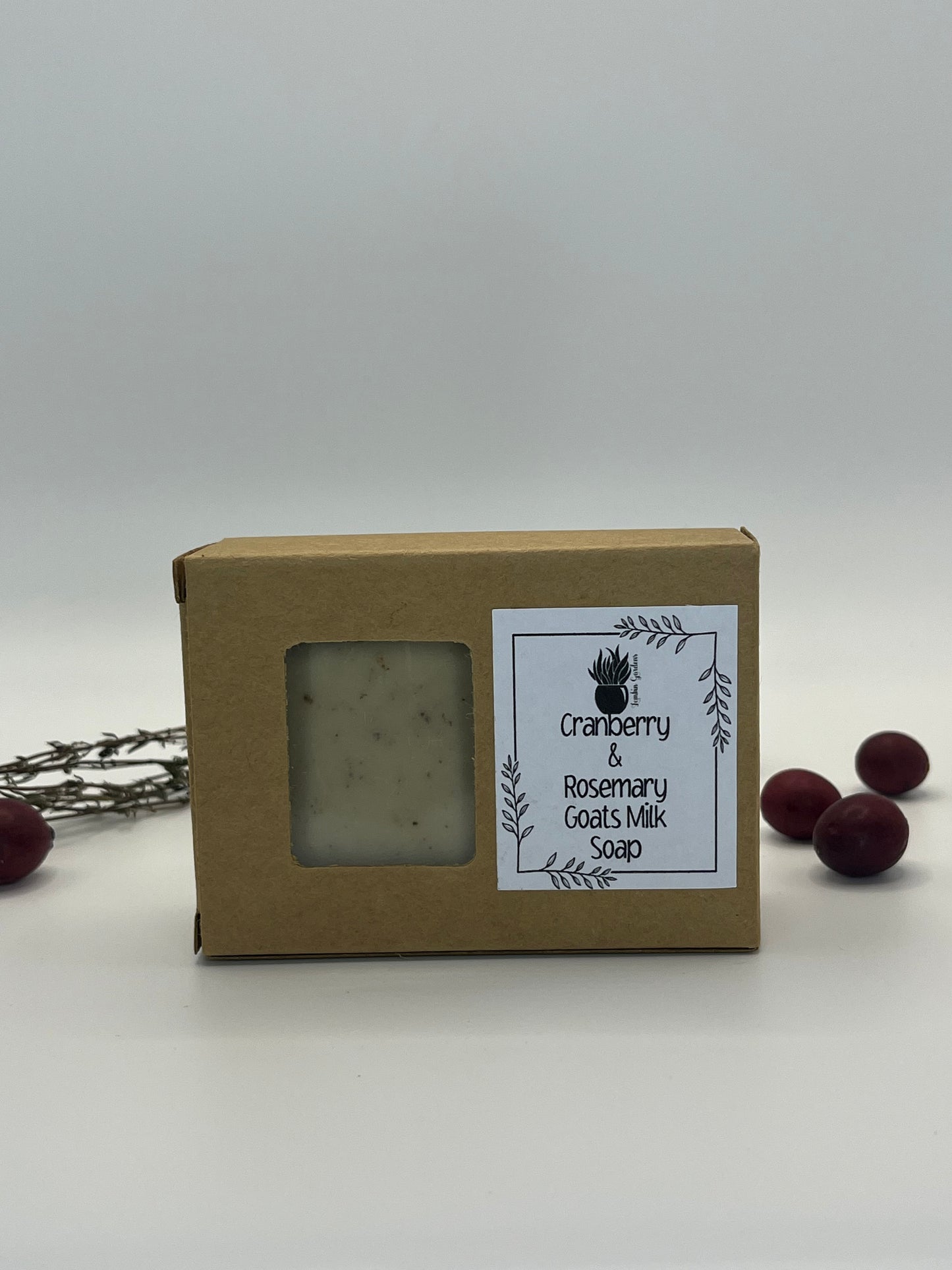 Goats Milk Soap: Cranberry & Rosemary